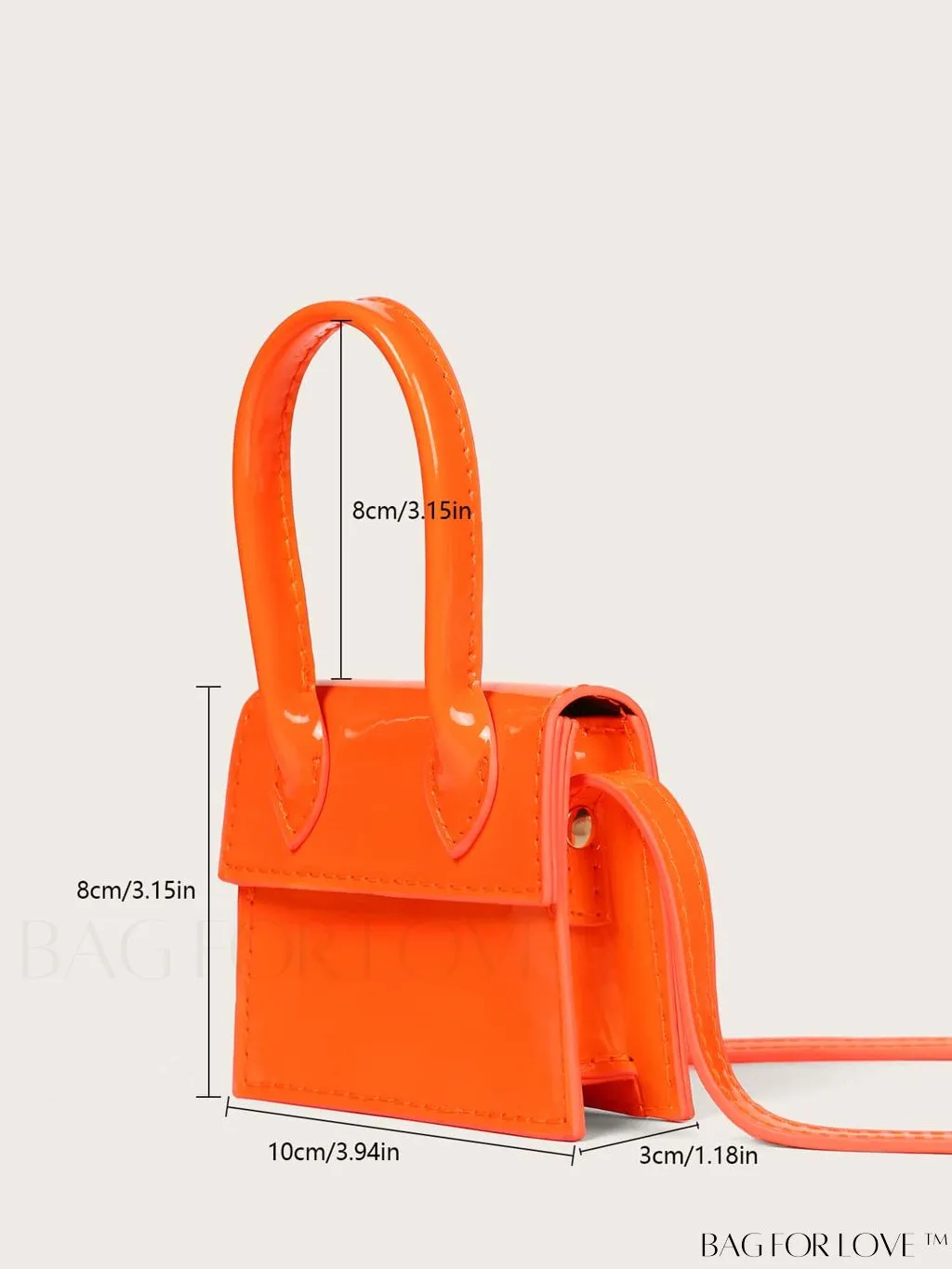 BagForLove - Compact Top Handle Satchel: Elegant & Portable