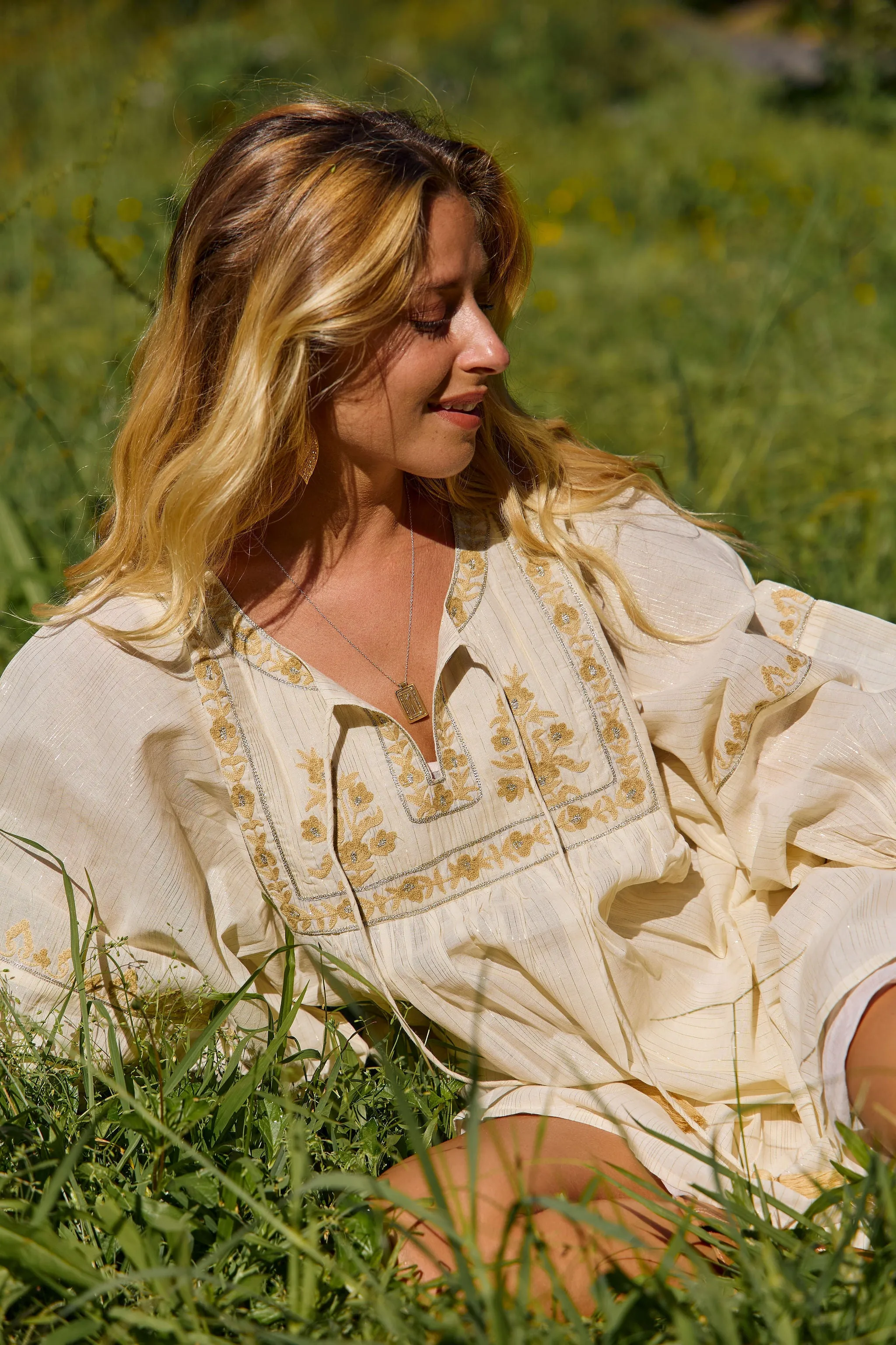 Bahamas Dress Aari Lurex