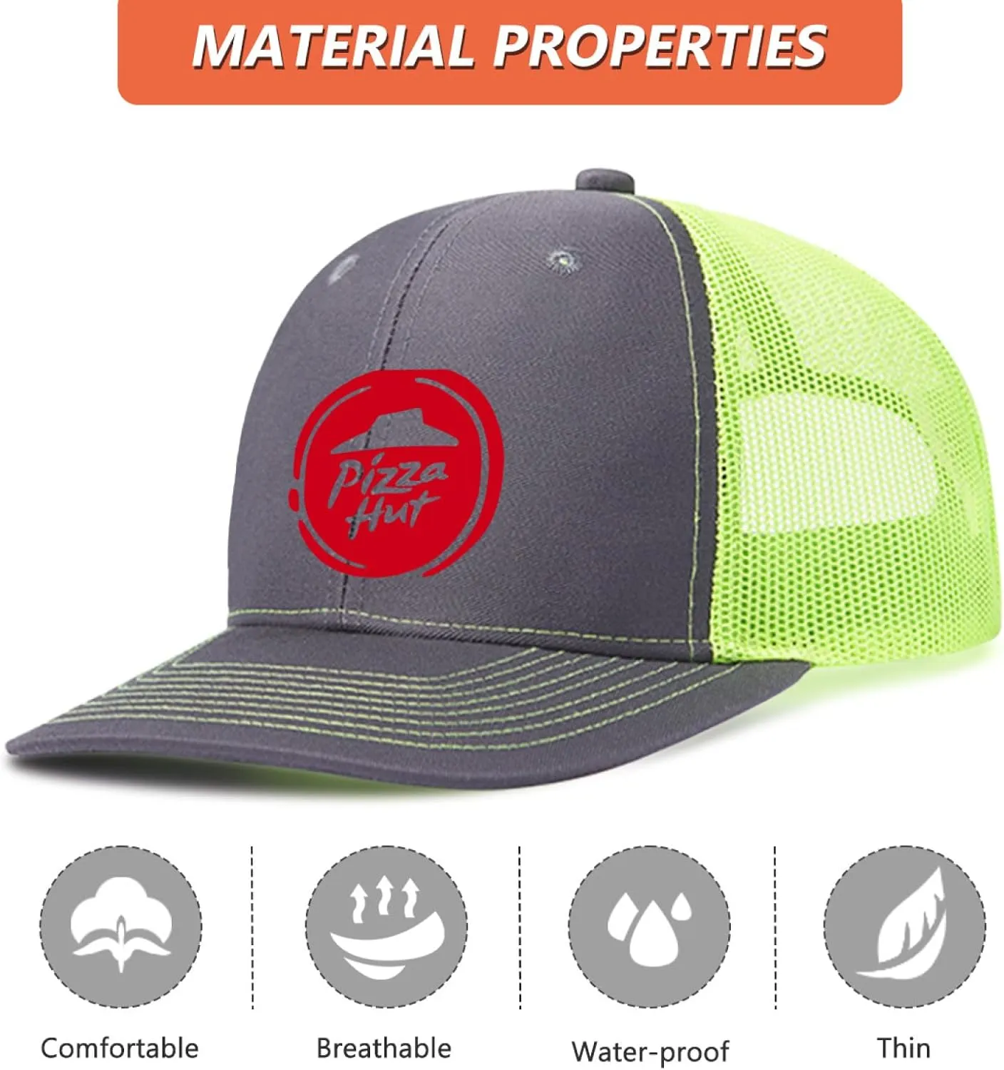 Baseball Mesh Cap Golf Dad Hat Blank Solid Color Outdoor Sun Cap for Men Women - Classic Adjustable Plain Trucker Hats