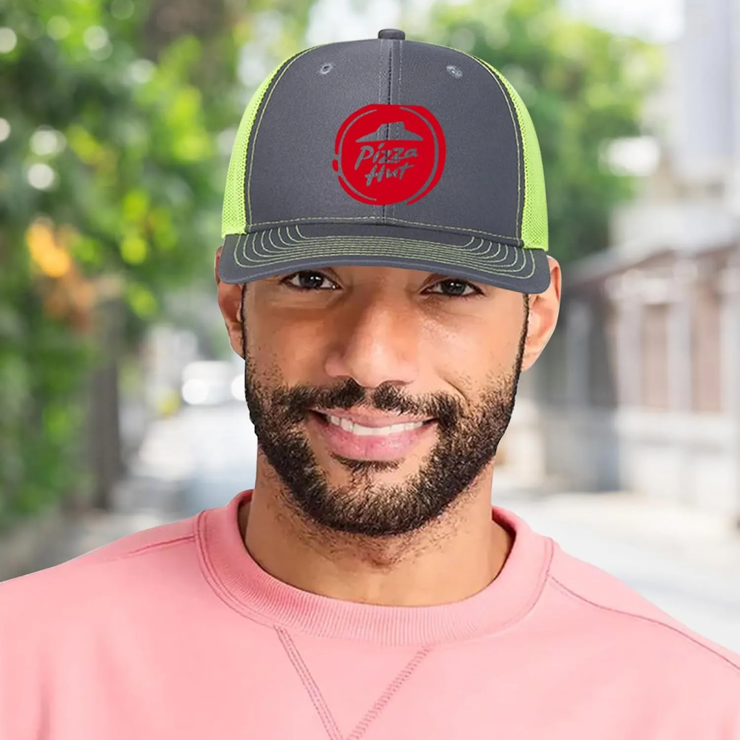 Baseball Mesh Cap Golf Dad Hat Blank Solid Color Outdoor Sun Cap for Men Women - Classic Adjustable Plain Trucker Hats
