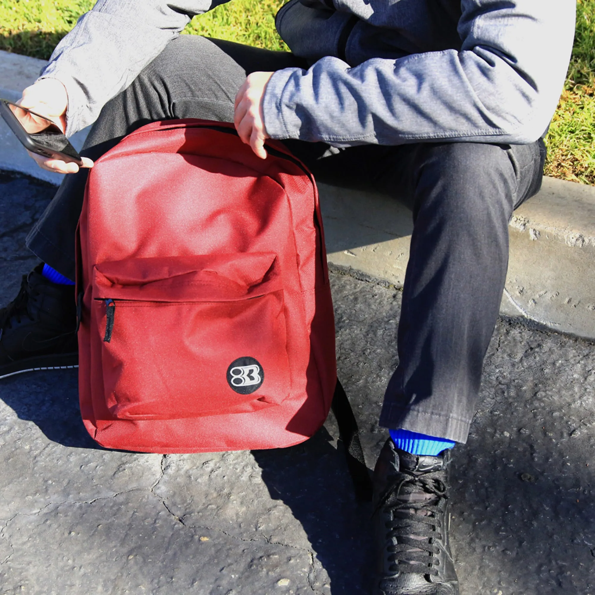 Basic 16" Fuchsia Backpack