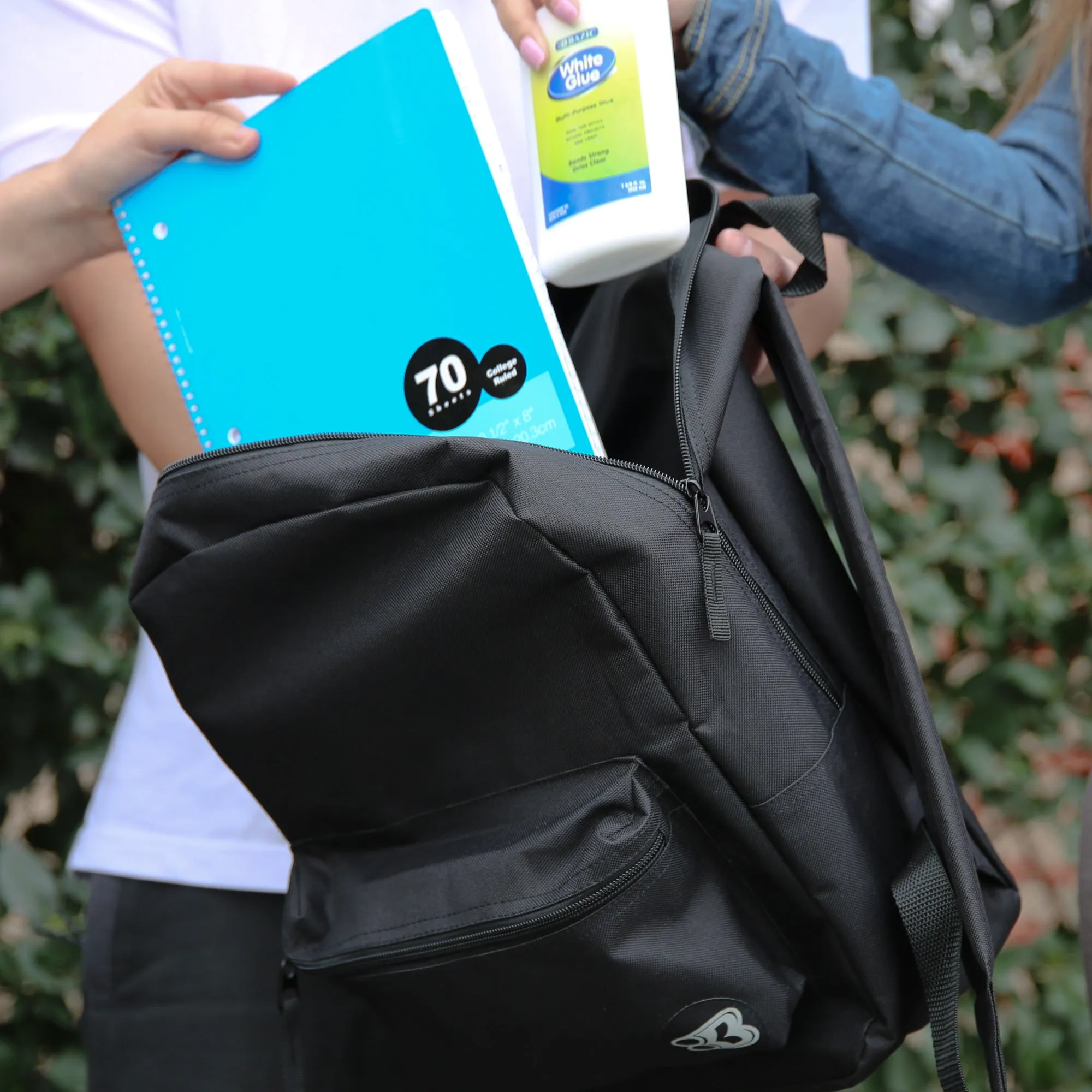 Basic 16" Fuchsia Backpack