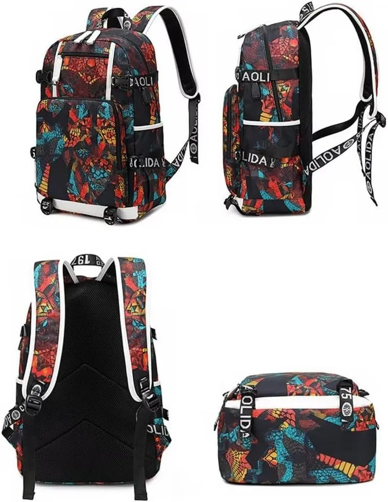 Basketball Player KD-7 Multifunction Backpack Travel Daypacks Fans Bag For Men Women (Style 11)