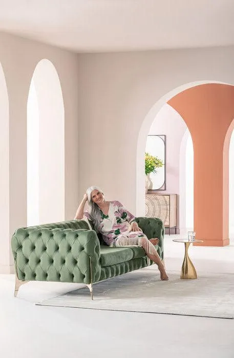Bellissima Velvet 2 Seater Sofa