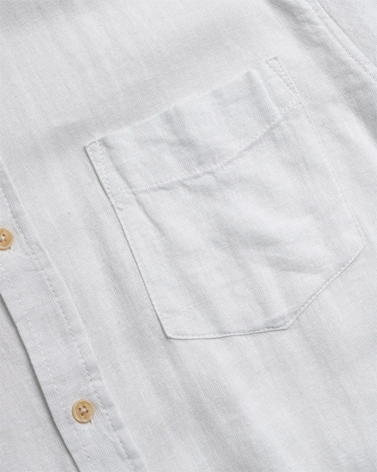 Ben Sherman Men's Linen Shirt - Regular Fit Short Sleeve Button Down Woven Linen Shirt (S-XL)