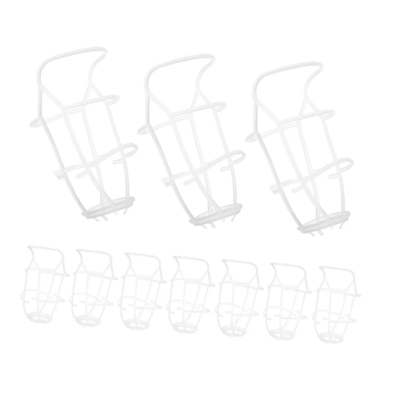 BESTOYARD 10pcs Infusion Mesh Bag Infusion Cover Hanging Net Pole Transparent Plastic