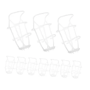 BESTOYARD 10pcs Infusion Mesh Bag Infusion Cover Hanging Net Pole Transparent Plastic