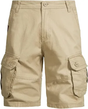 Big and Tall Sweat Shorts for Men Cotton Buckle Zipper Cargo Shorts Multi Pocket Casual Tooling Shorts Trendy Clothes