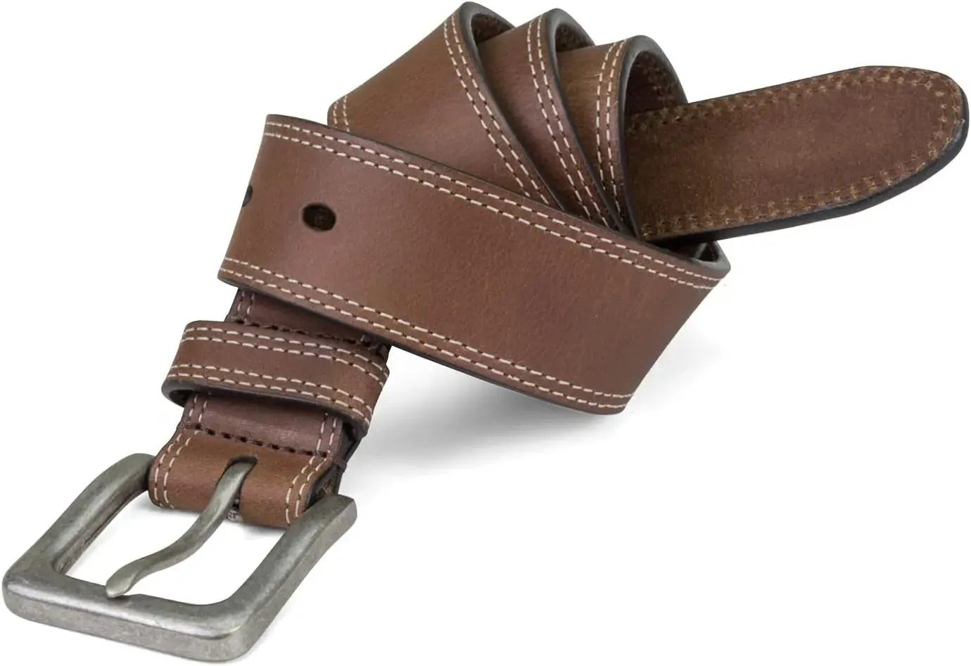 Big Durable Leather Men's Work Belt