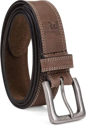 Big Durable Leather Men's Work Belt