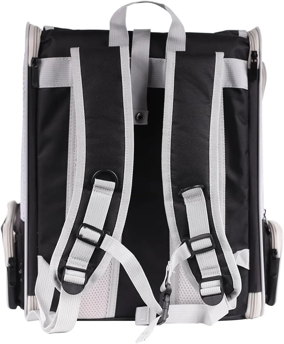 Bird Backpack Carrier with Stand Perch, Bird Travel Backpack for Hiking, Airline Approved Green Bird Backpack