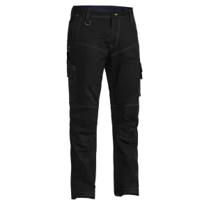 Bisley BPC6475 Engineered X Airflow Ripstop Cargo Work Pant Black