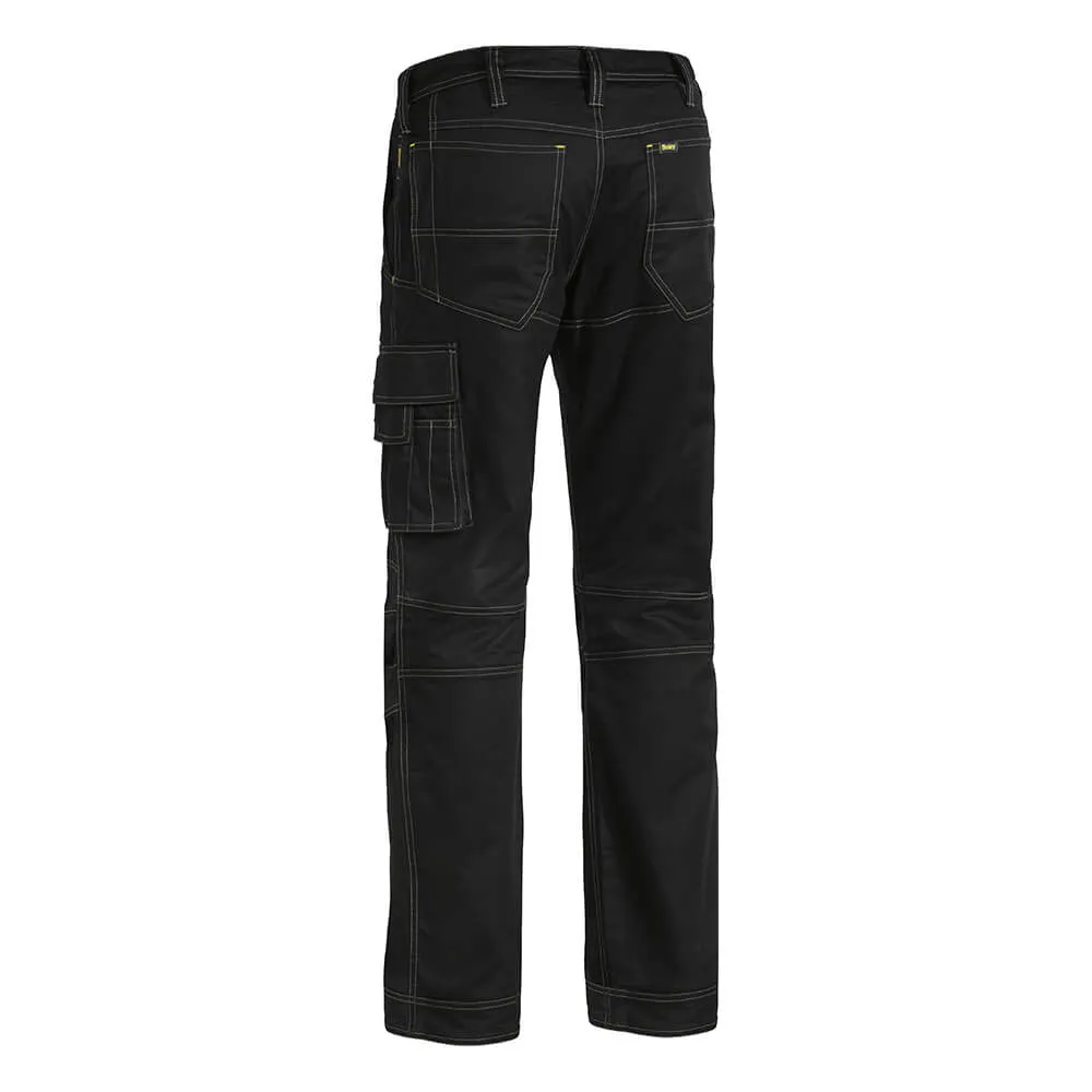 Bisley BPC6475 Engineered X Airflow Ripstop Cargo Work Pant Black