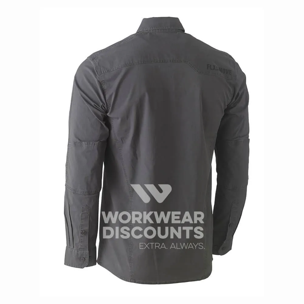 Bisley BS6144 Flex & Move Utility Work Shirt Long Sleeve
