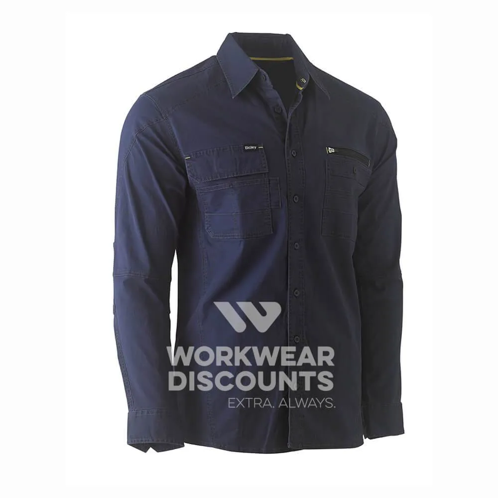 Bisley BS6144 Flex & Move Utility Work Shirt Long Sleeve