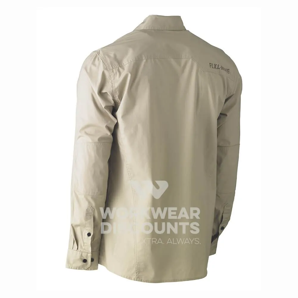 Bisley BS6144 Flex & Move Utility Work Shirt Long Sleeve