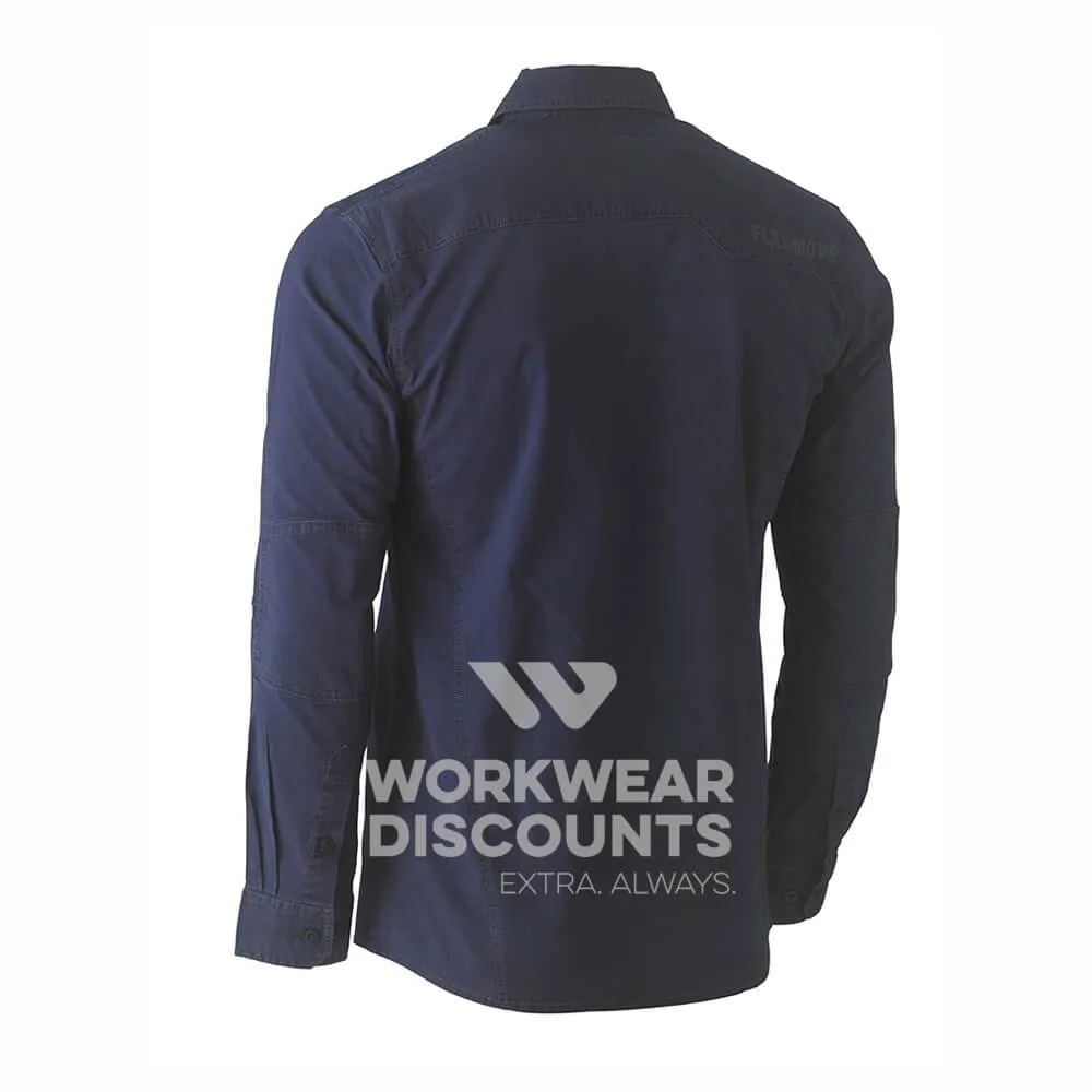 Bisley BS6144 Flex & Move Utility Work Shirt Long Sleeve