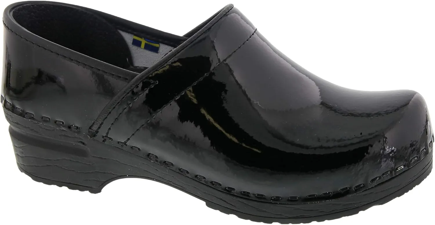 BJORK Swedish Comfort Women's Professional Leather Clogs