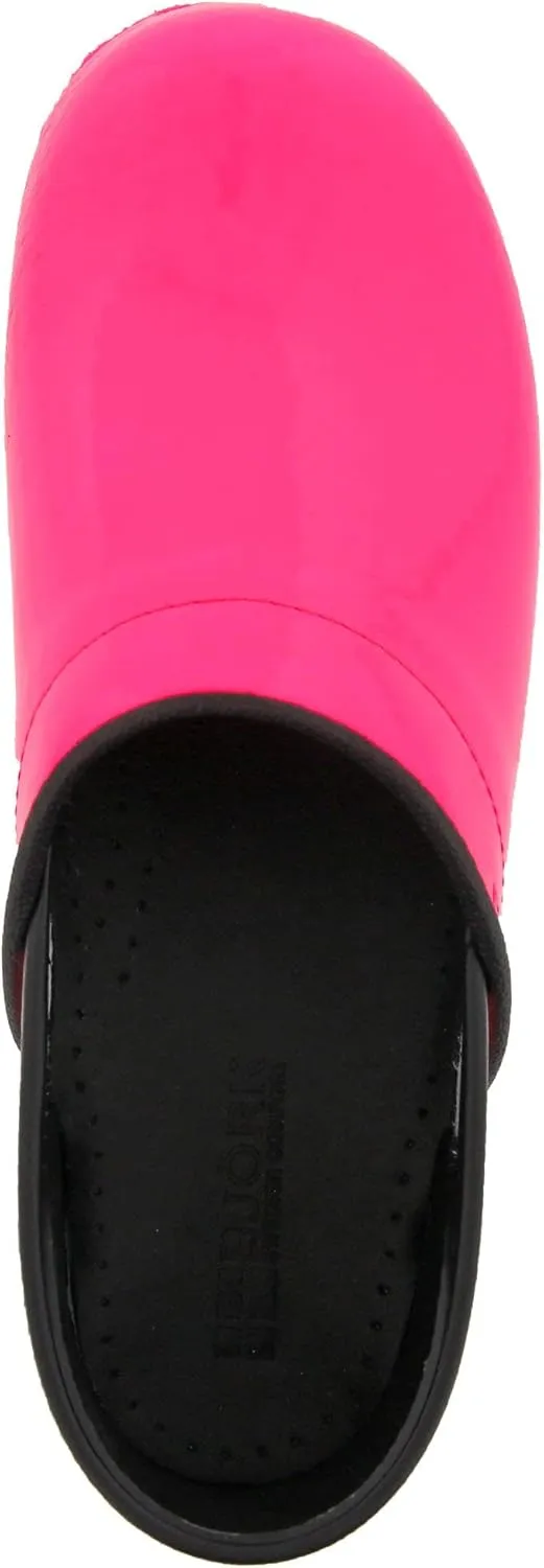 BJORK Swedish Comfort Women's Professional Leather Clogs