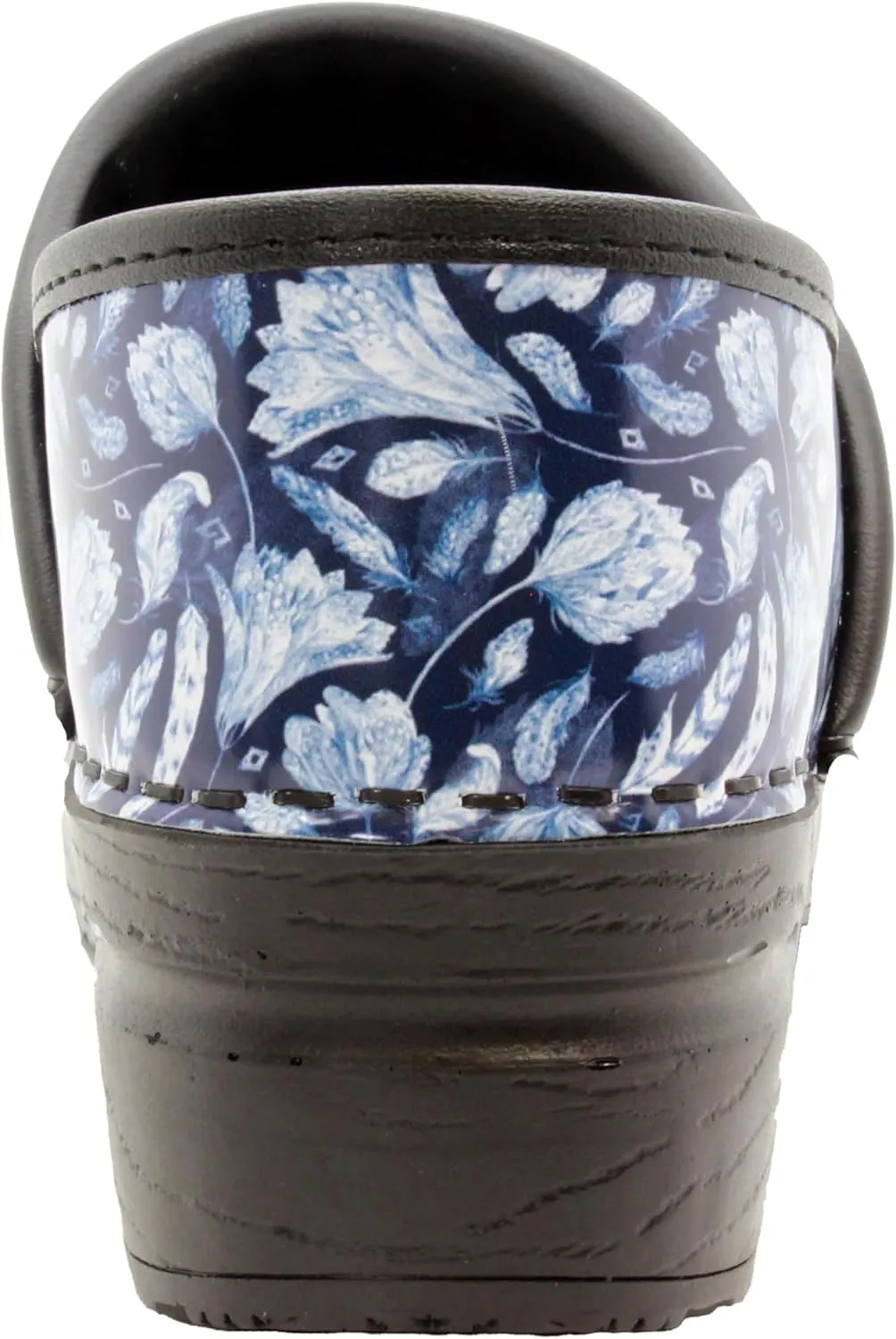 BJORK Swedish Comfort Women's Professional Printed Leather Clogs