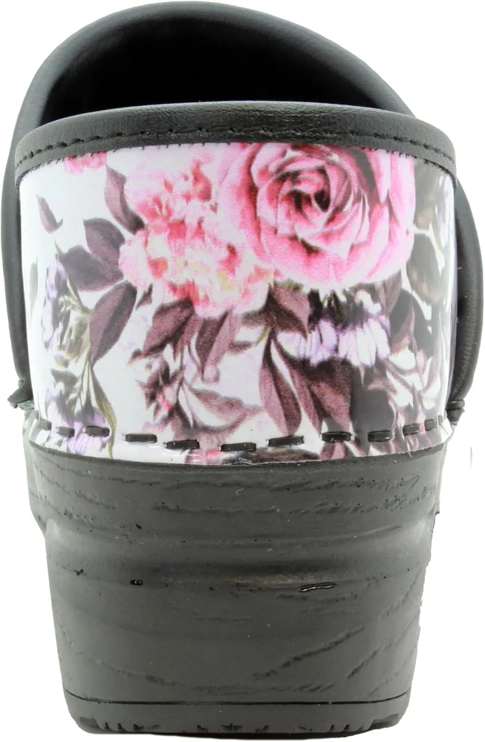 BJORK Swedish Comfort Women's Professional Printed Leather Clogs