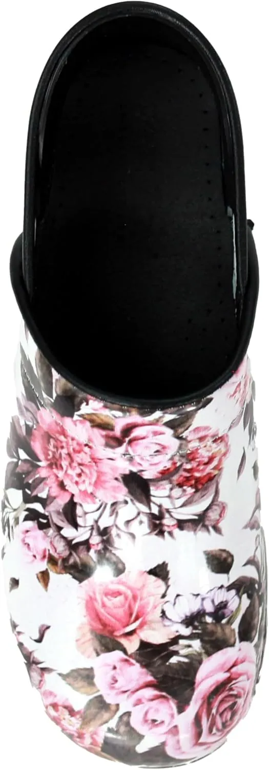 BJORK Swedish Comfort Women's Professional Printed Leather Clogs
