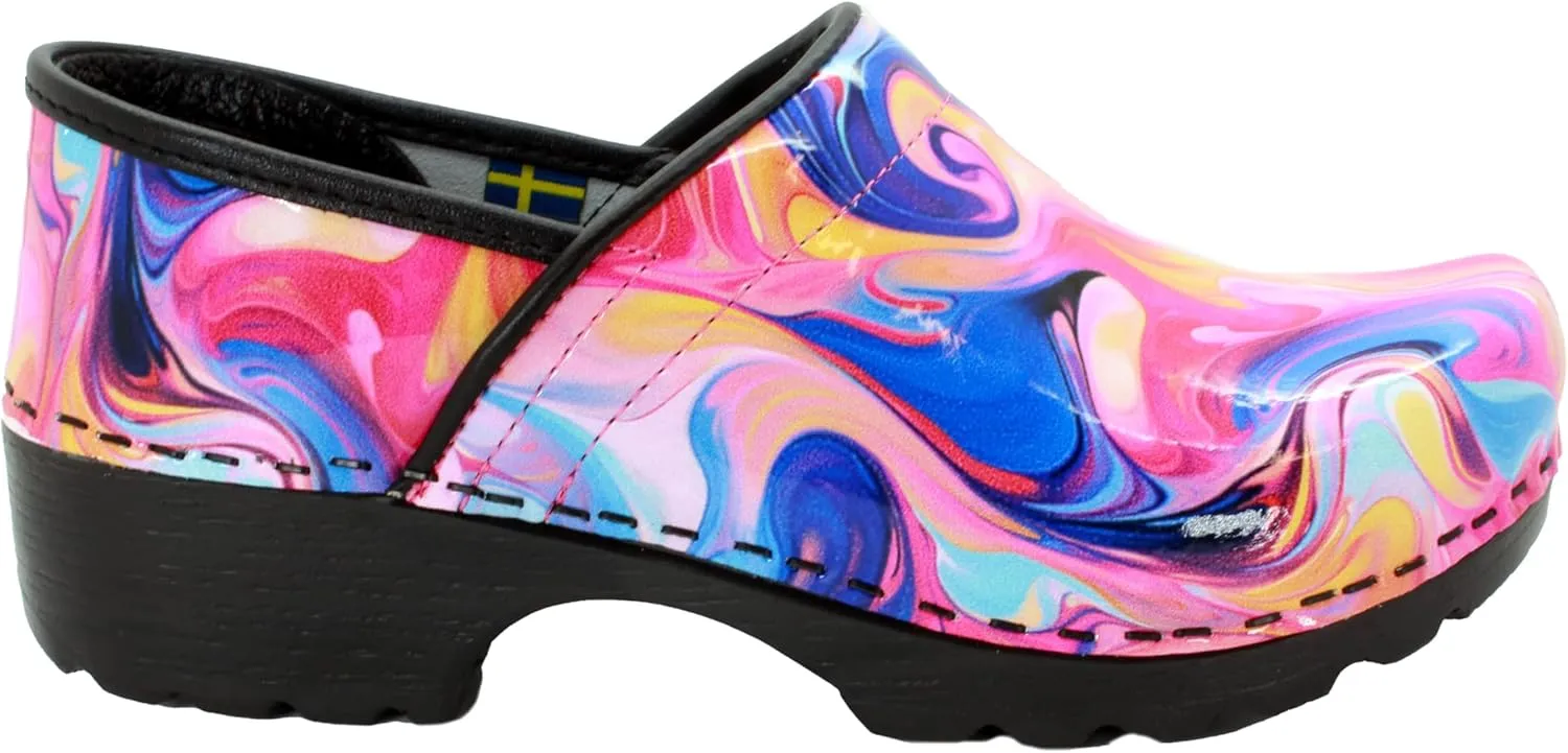 Bjork Women's Swedish Professional Leather Clogs