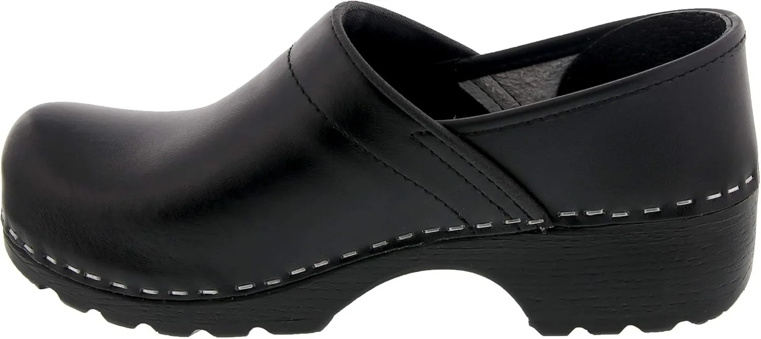 Bjork Women's Swedish Professional Leather Clogs