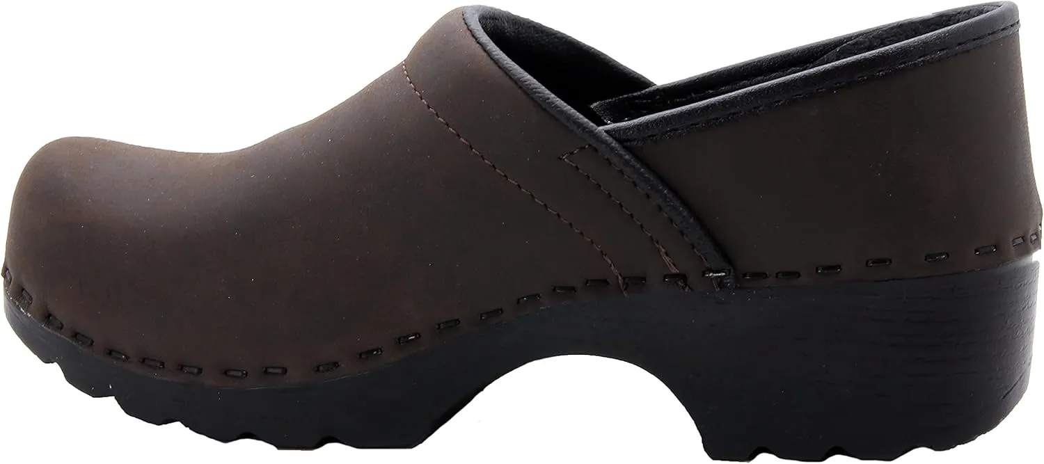 Bjork Women's Swedish Professional Leather Clogs
