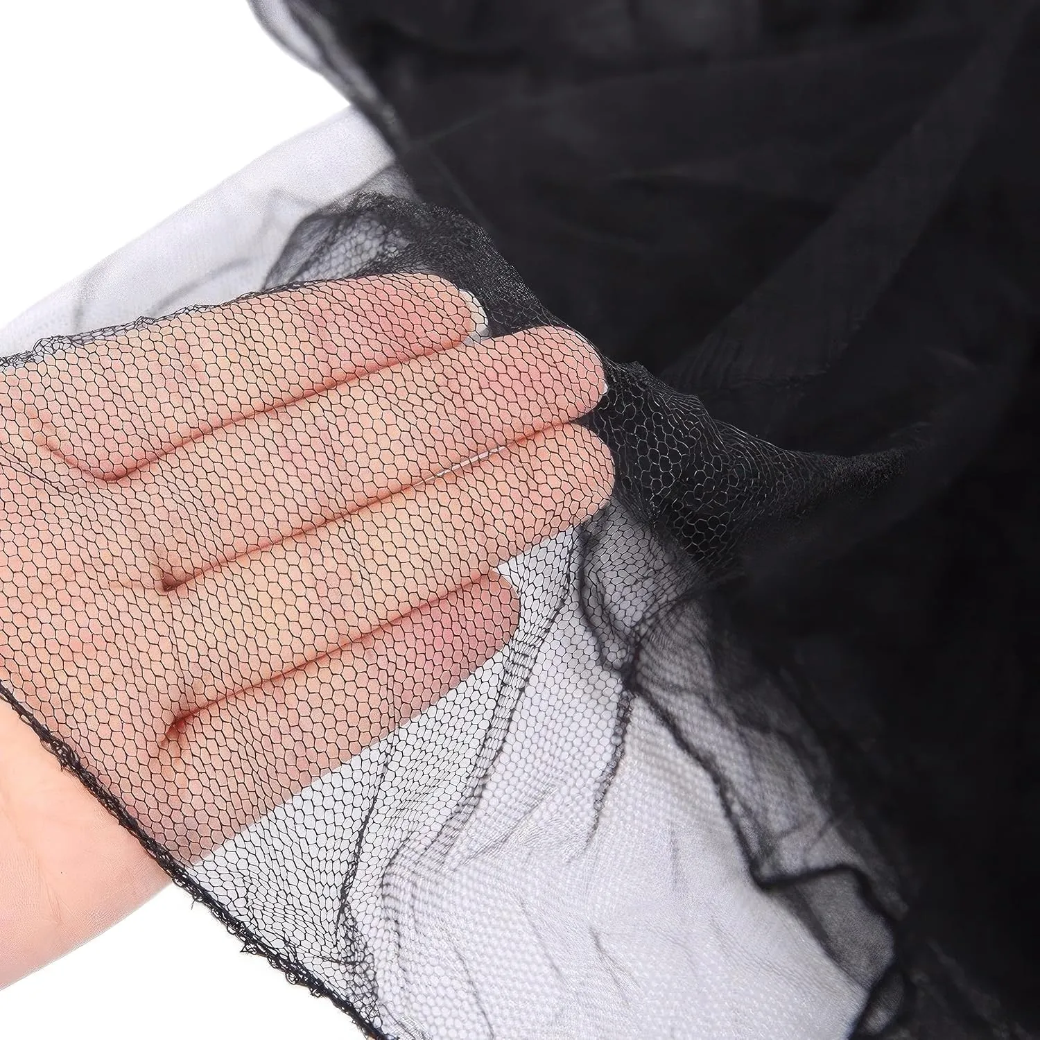 Black DIY Mosquito Net Fabric | 10x20 FT Netting 2 Pack | Insect Cover for Garden, Patio, Outdoor & Windows | Multiple Sizes in Black, White & Green | Raised Bed Screen Mesh Barrier