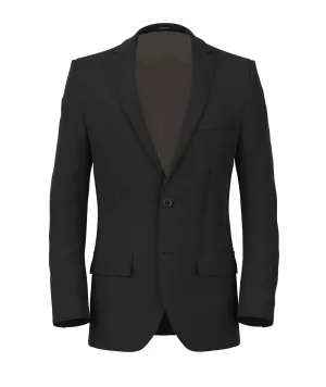 Black smooth velvet jacket