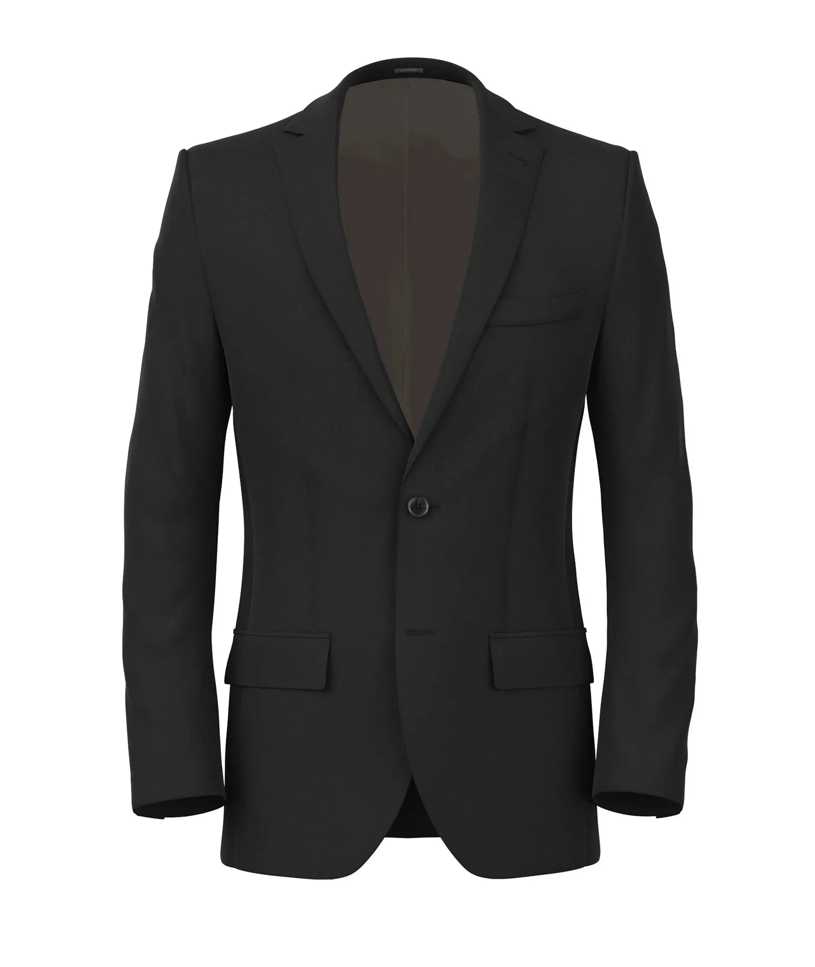 Black smooth velvet jacket