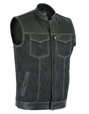 Black/Black Leather Combo