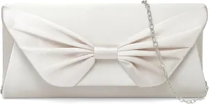 Bow Clutch Purse Elegant Bowknot Evening Bag Classy Wedding Party Shoulder Handbag