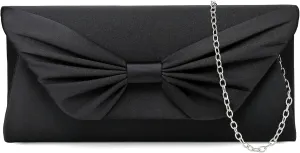 Bow Clutch Purse Elegant Bowknot Evening Bag Classy Wedding Party Shoulder Handbag