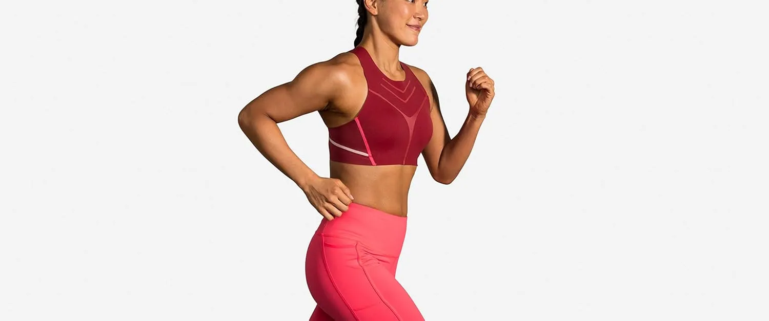 Brooks Dare High-Neck Women’s Run Bra for High Impact Running, Workouts and Sports with Maximum Support