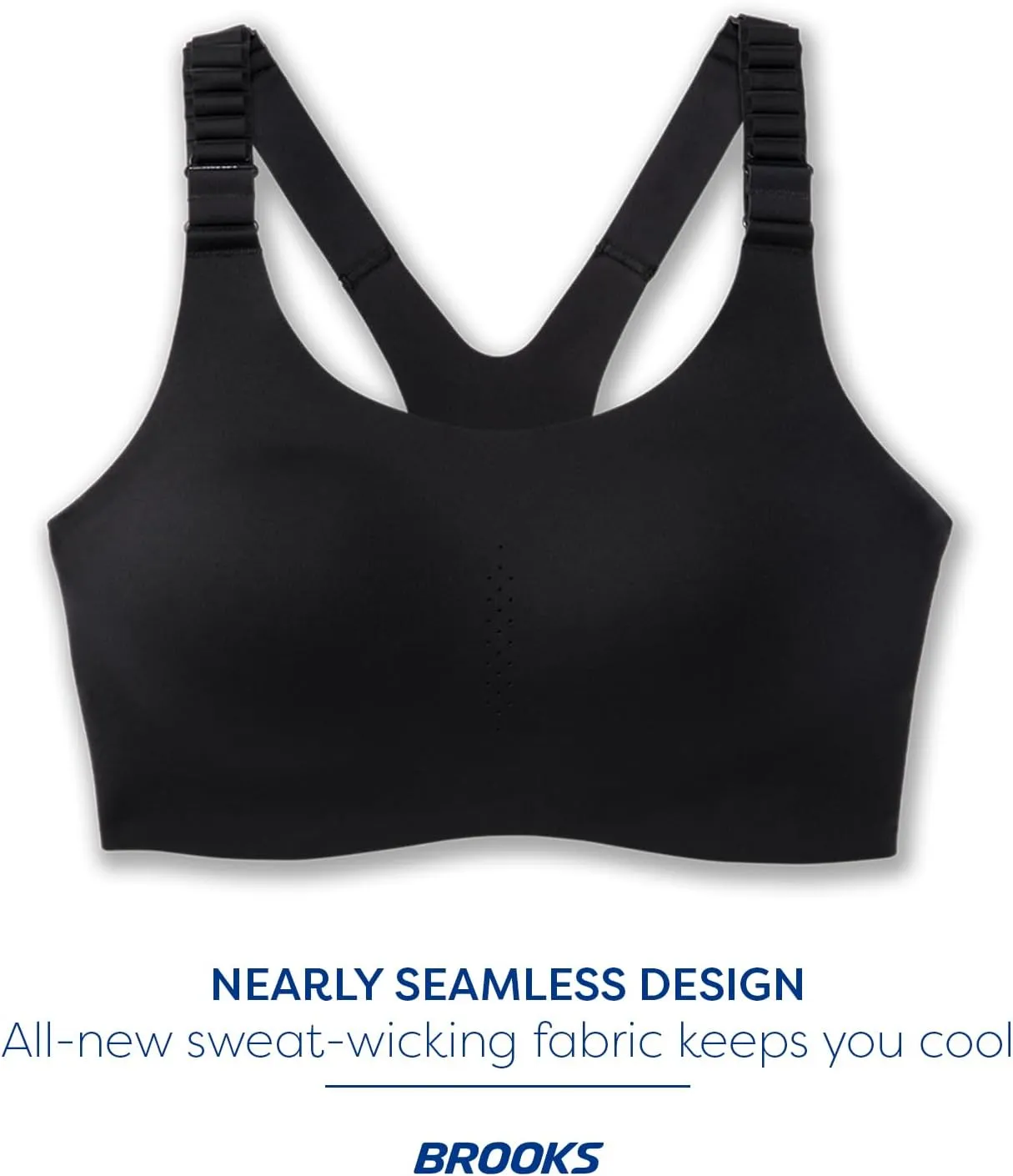 Brooks Women's Racerback 2.0 Sports Bra for High Impact Running, Workouts & Sports with Maximum Support