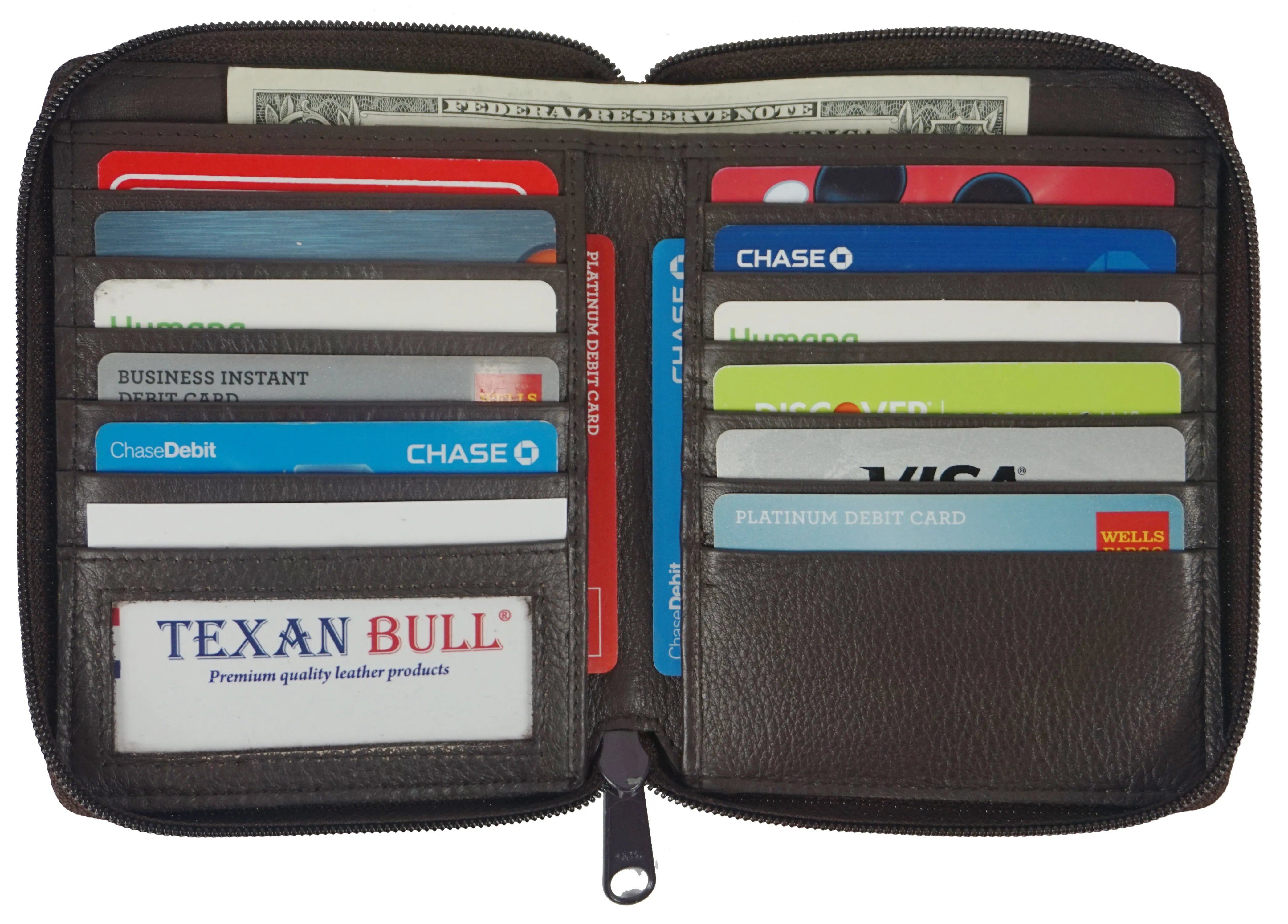 Bullz® RFID Hipster Mens Wallet RF2602-BK