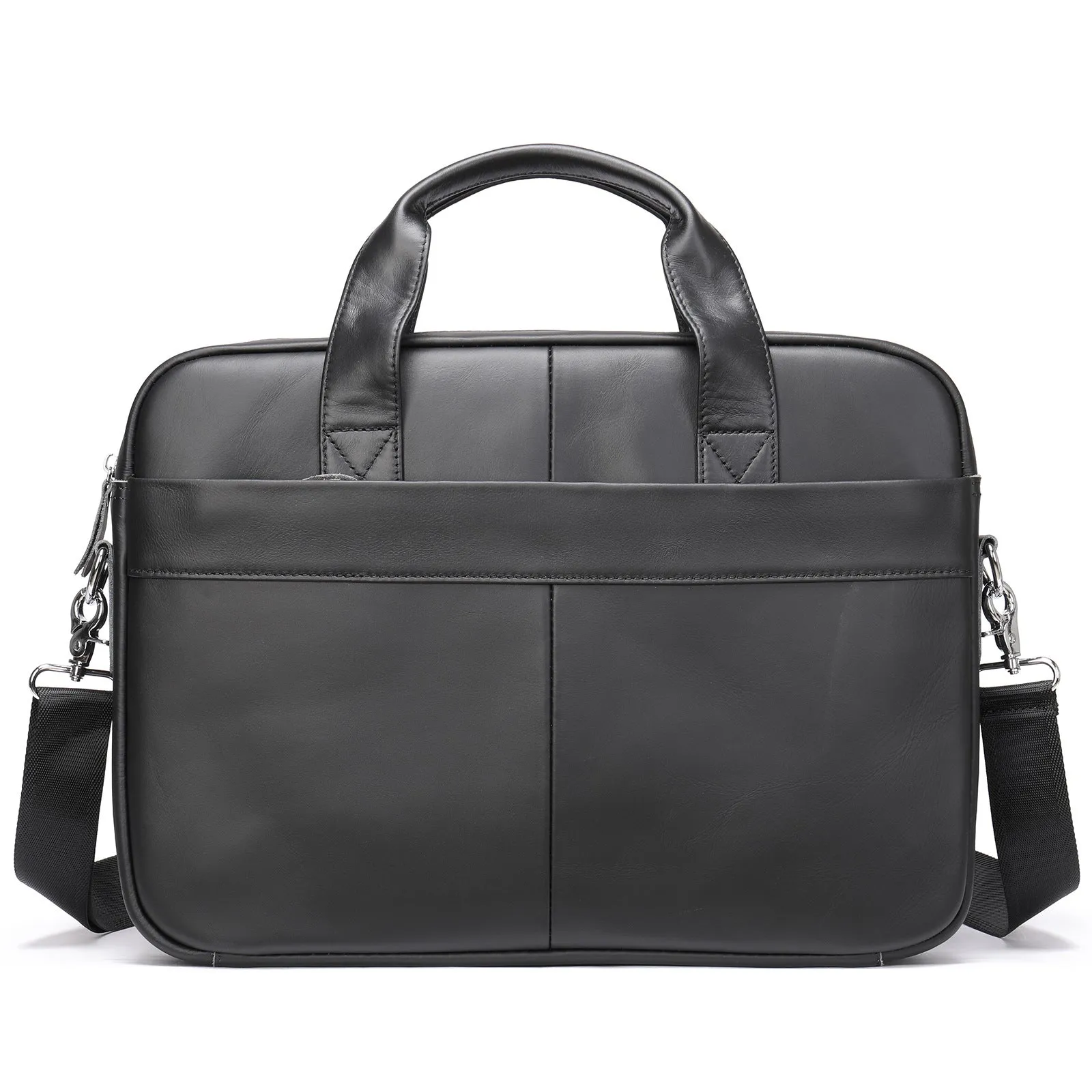 Business First Layer Leather Briefcase Bag