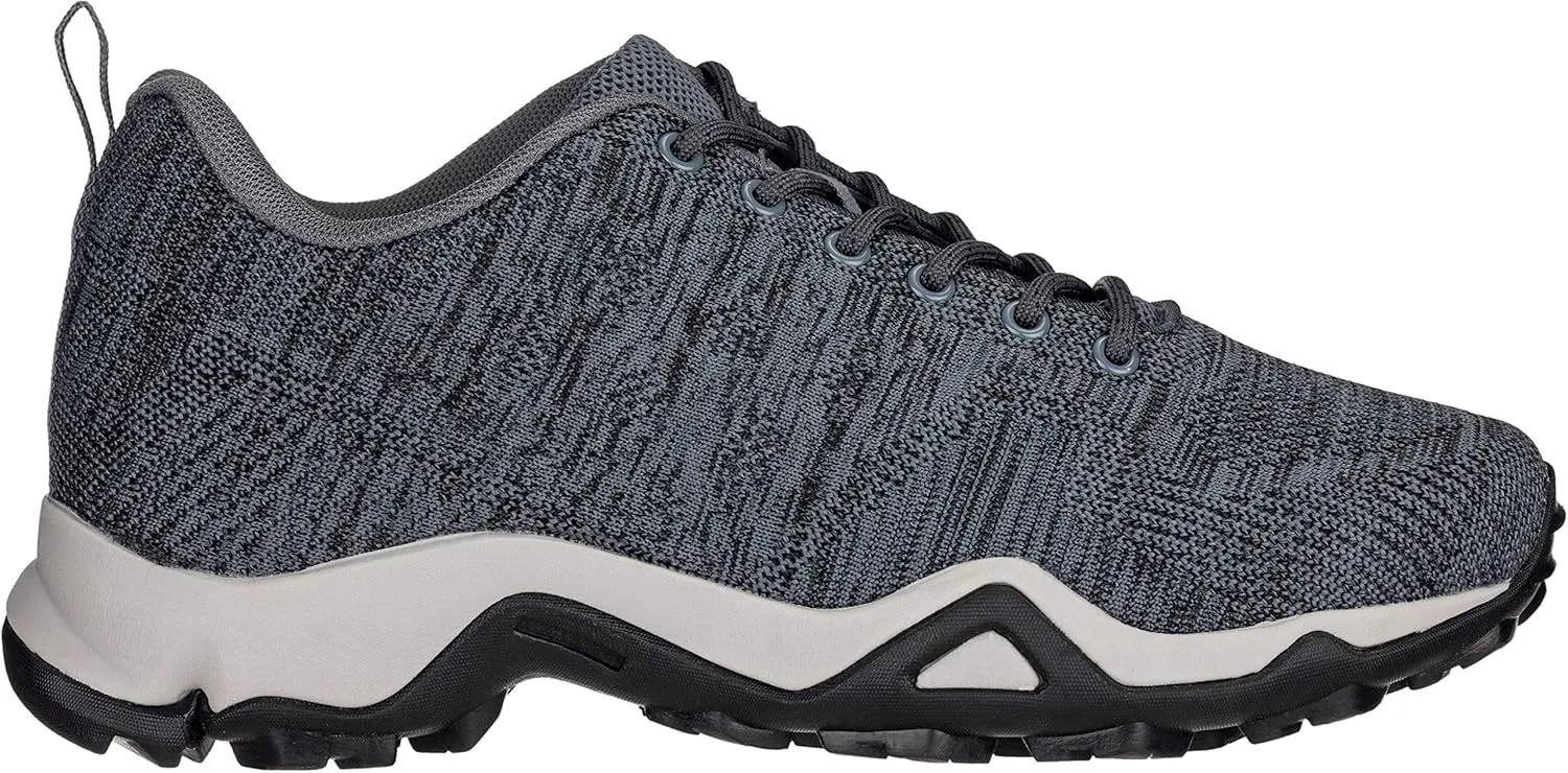 CALTO Men's Invisible Height Increasing Elevator Shoes - Grey Super Lightweight Sporty Sneakers - 2.4 Inches Taller - Q104 - Size 12 D(M) US