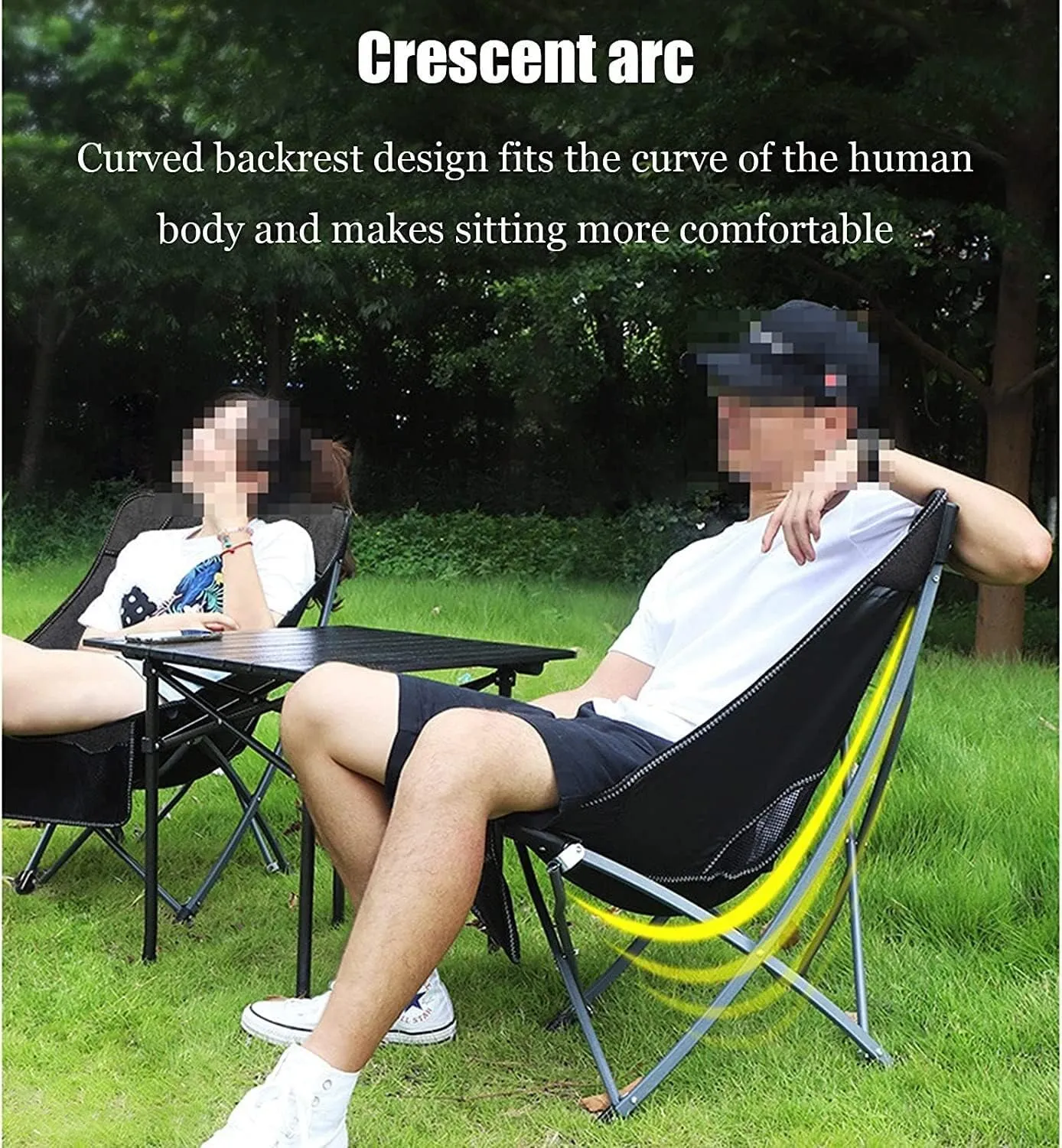 Camping Chair Folding Chair Portable Chair Portable Folding Chair with Mesh Side Pocket Backrest Stool Camping Backpacking Chair for Fishing Beach Travel Picnic Camping Chairs for Adults