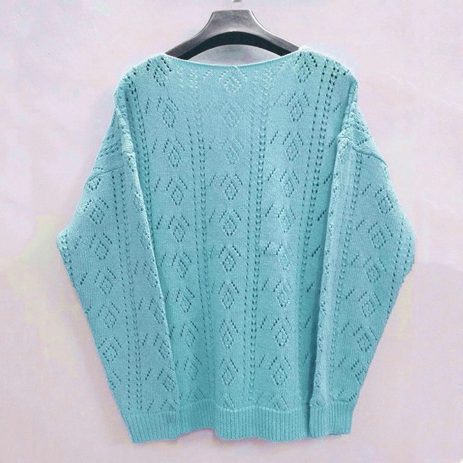 Cardigans for Women Loose Buttons Hollow Out Cardigan Sweater Autumn Open Front Knitted Sweater Women's 2024 Fall