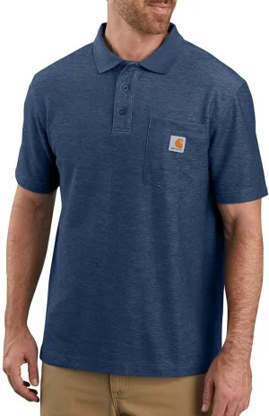 Carhartt Men's Loose Fit Midweight Short-Sleeve Pocket Polo