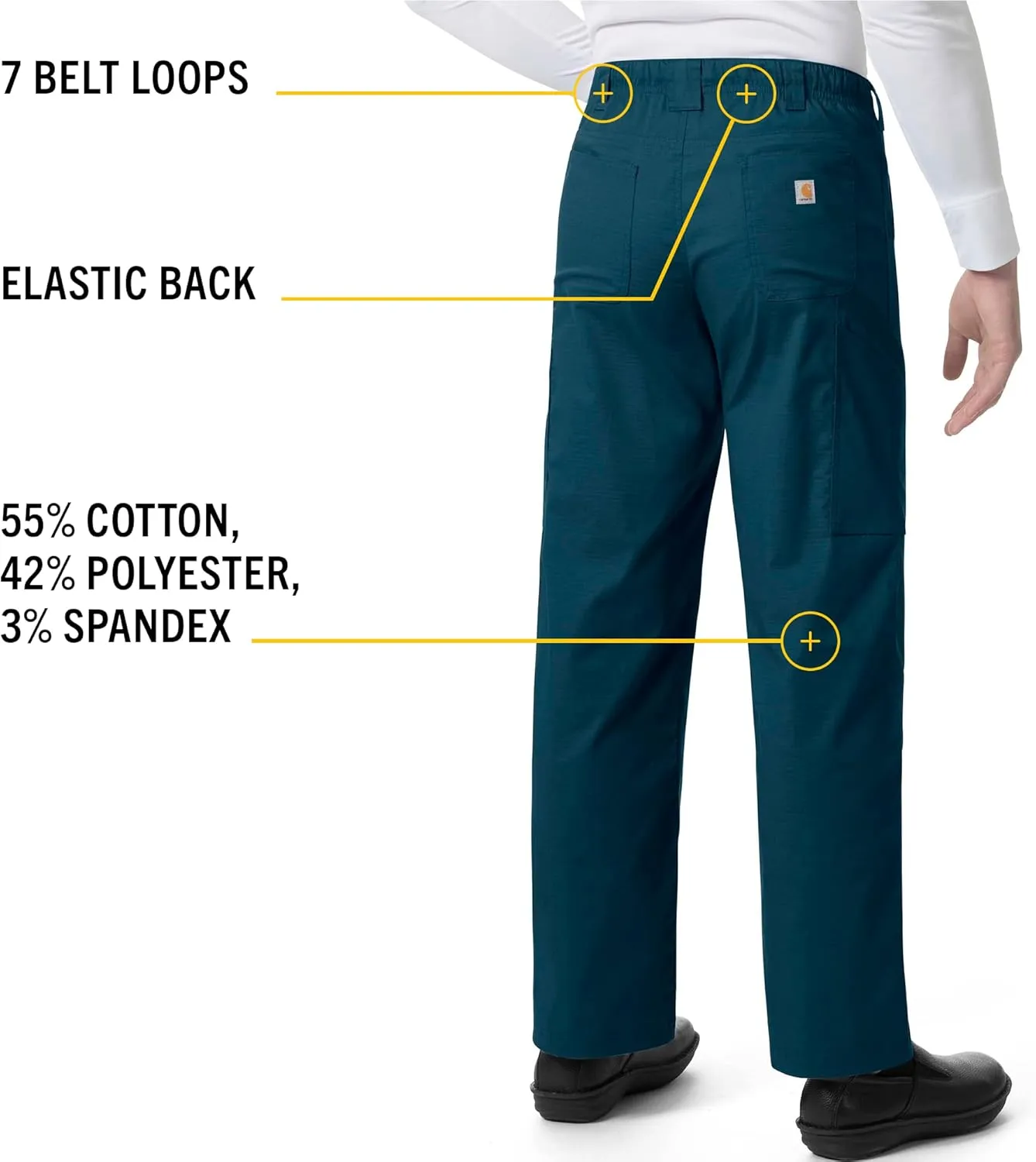 Carhartt Men's Rugged Flex Modern Fit Ristop Straight Leg Cargo Pant