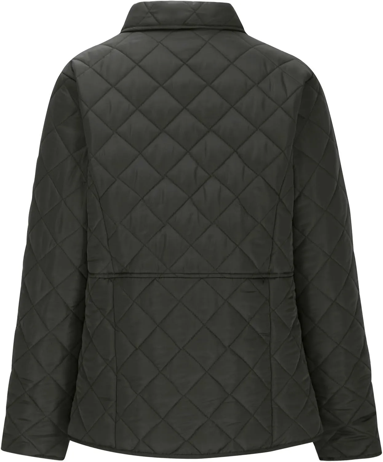 Ceboyel Women'S Quilted Barn Jackets 2024 Trendy Puffy Coats Quilted Bomber Jacket Lightweight Warm Winter Outerwear Clothing