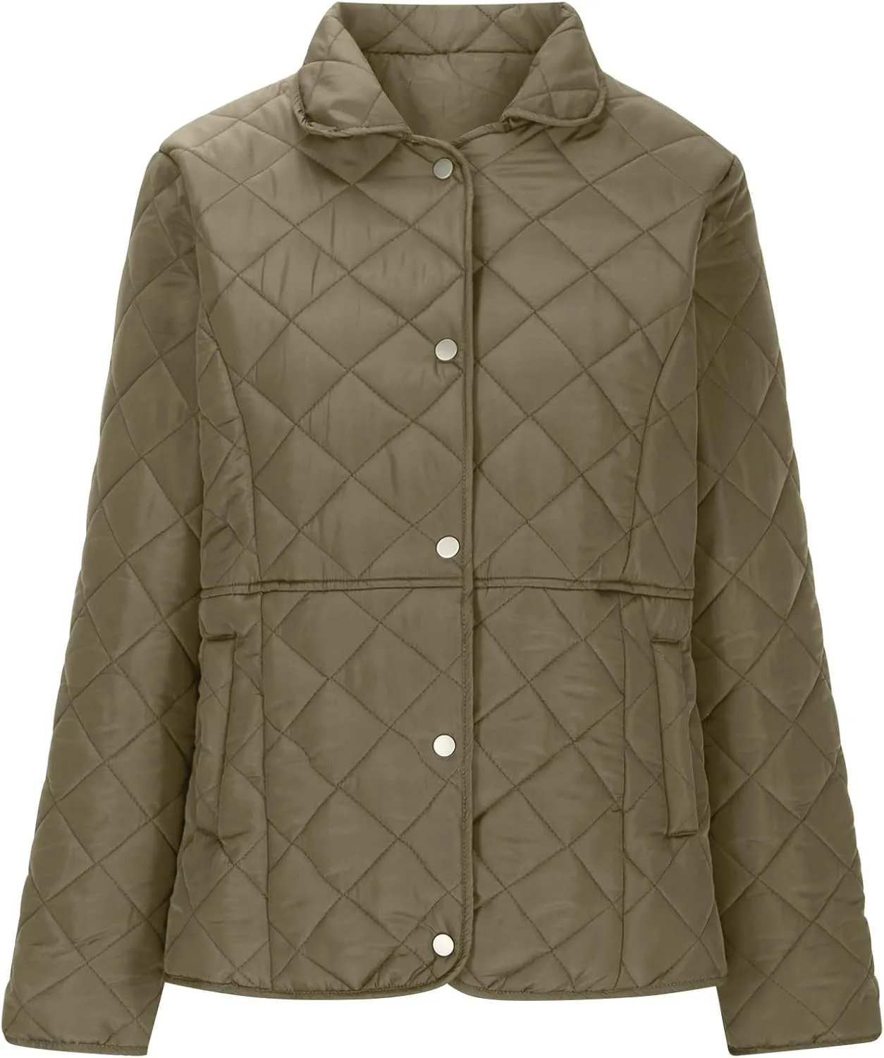 Ceboyel Women'S Quilted Barn Jackets 2024 Trendy Puffy Coats Quilted Bomber Jacket Lightweight Warm Winter Outerwear Clothing