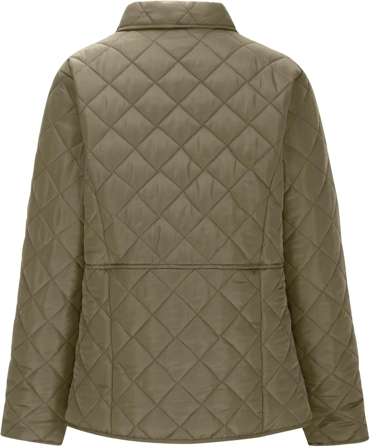 Ceboyel Women'S Quilted Barn Jackets 2024 Trendy Puffy Coats Quilted Bomber Jacket Lightweight Warm Winter Outerwear Clothing