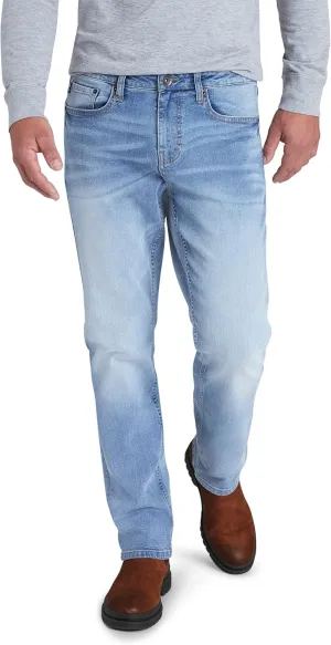 Chaps Men's Jeans - Straight Leg Comfort Stretch Denim Jeans - Regular Slim Fit Jeans for Men