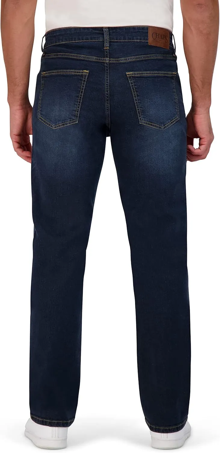 Chaps Men's Relaxed Fit Jeans - Comfort Stretch Denim Jeans - Classic Fit Jeans for Men