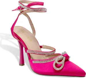 Chase & Chloe Chunky Platform Sandals for Women Slip On Square Toe Platform Mules with High Heel